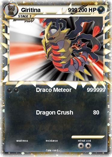 Pokemon Giritina                  999