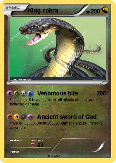 Pokemon King cobra