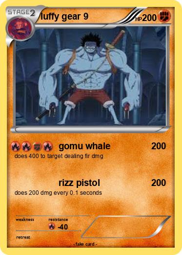 Pokemon luffy gear 9