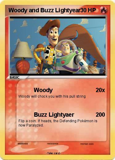 Pokemon Woody and Buzz Lightyear