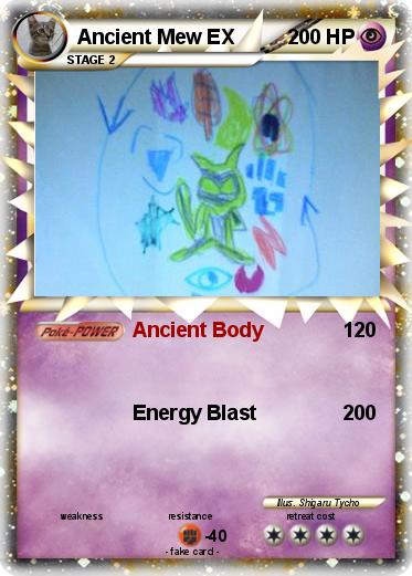 Pokemon Ancient Mew EX