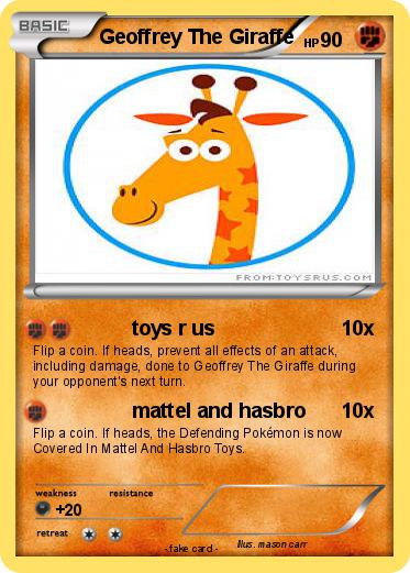 Pokemon Geoffrey The Giraffe
