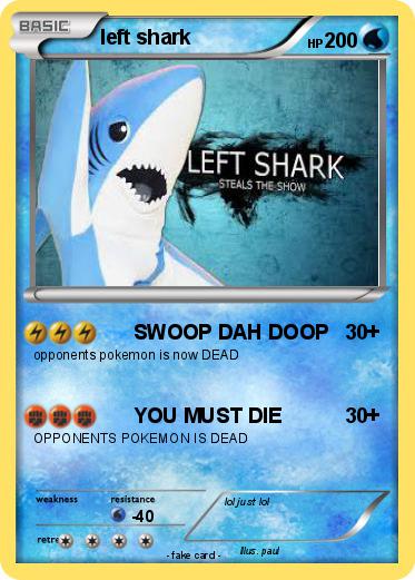 Pokemon left shark