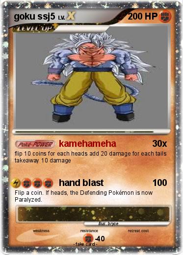 Pokemon goku ssj5