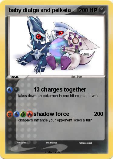 Pokemon baby dialga and pelkeia