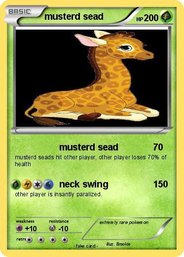 Pokemon musterd sead