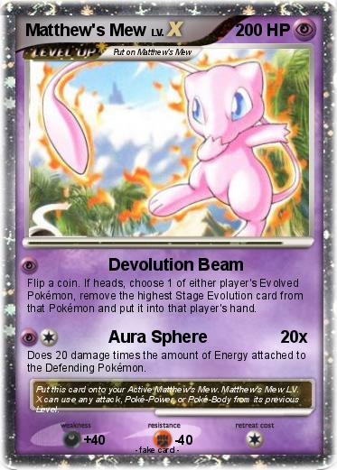 Pokemon Matthew's Mew
