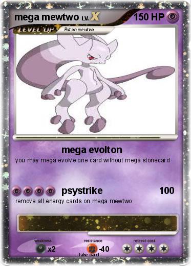 Pokemon mega mewtwo