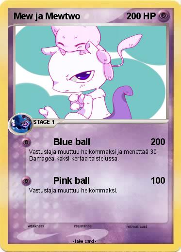 Pokemon Mew ja Mewtwo