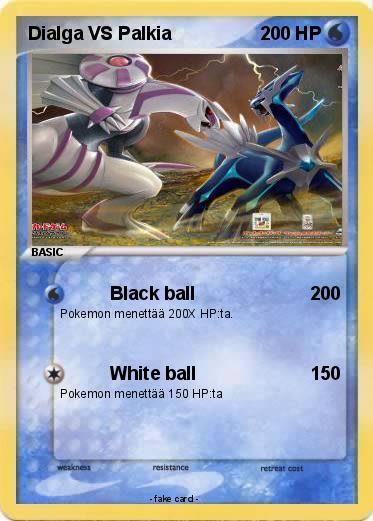Pokemon Dialga VS Palkia