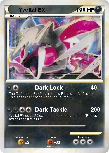 Pokemon Yveltal EX