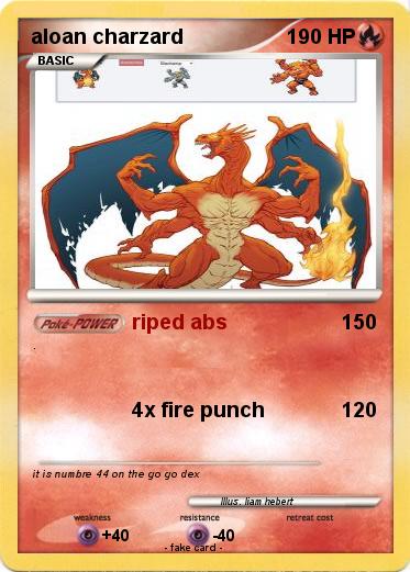Pokemon aloan charzard