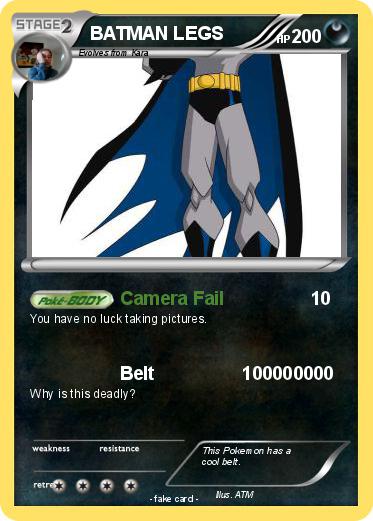 Pokemon BATMAN LEGS