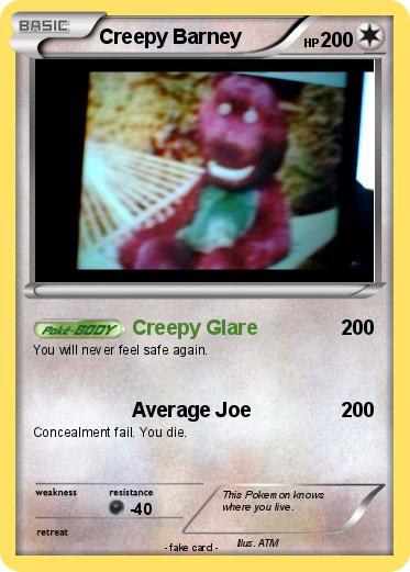 Pokemon Creepy Barney