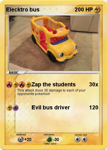 Pokemon Elecktro bus