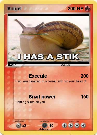 Pokemon Snigel