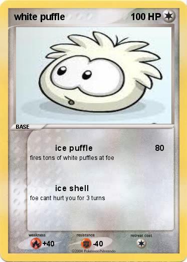 Pokemon white puffle
