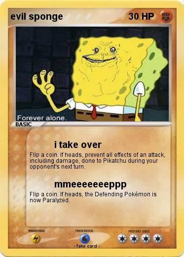 Pokemon evil sponge