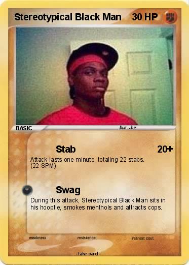 Pokemon Stereotypical Black Man