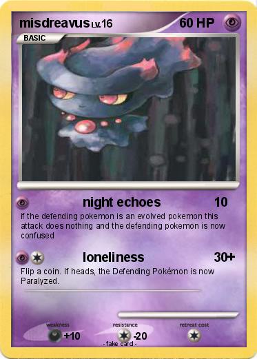 Pokemon misdreavus
