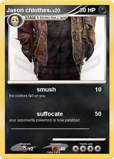 Pokemon Jason chlothes