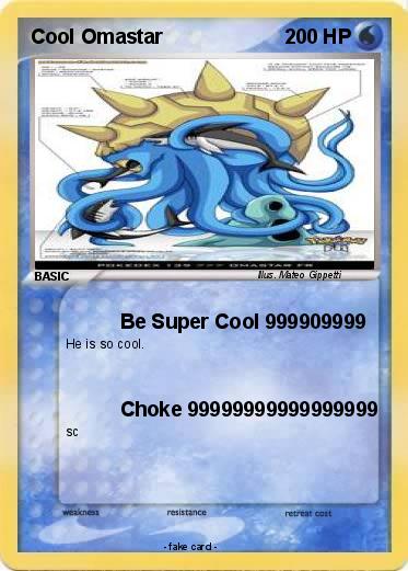 Pokemon Cool Omastar