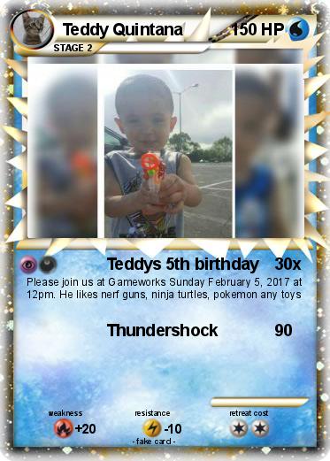 Pokemon Teddy Quintana