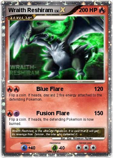 Pokemon Wraith Reshiram Pokemon Wraith Reshiram