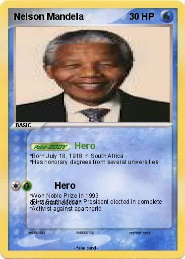Pokemon Nelson Mandela