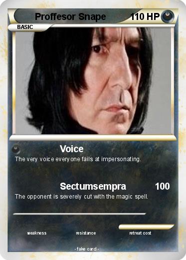 Pokemon Proffesor Snape