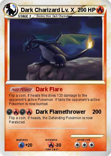 Pokemon Dark Charizard Lv. X