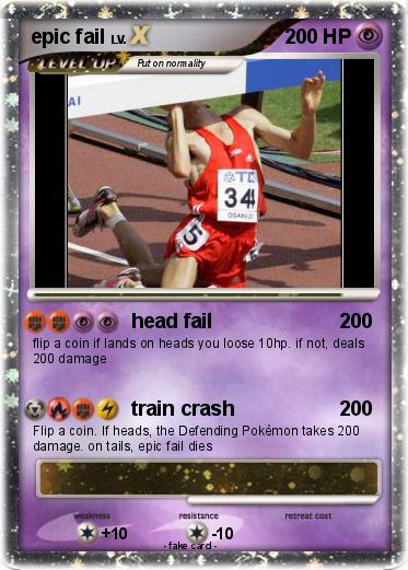 Pokemon epic fail