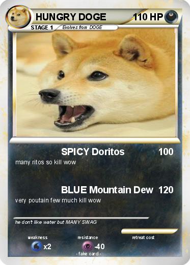 Pokemon HUNGRY DOGE