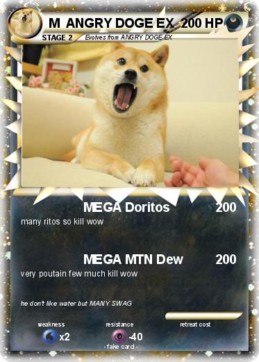 Pokemon M  ANGRY DOGE EX
