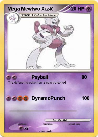 Pokemon Mega Mewtwo X