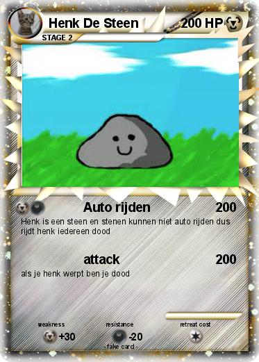 Pokemon Henk De Steen
