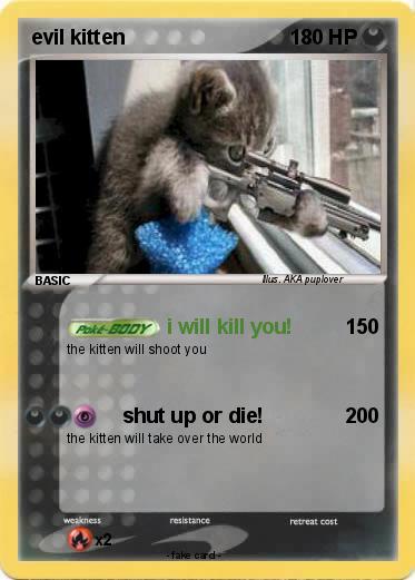 Pokemon evil kitten