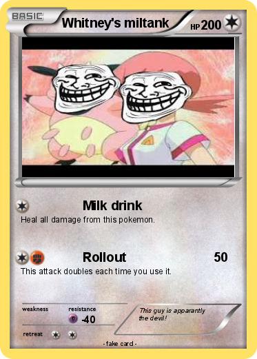 Pokemon Whitney's miltank