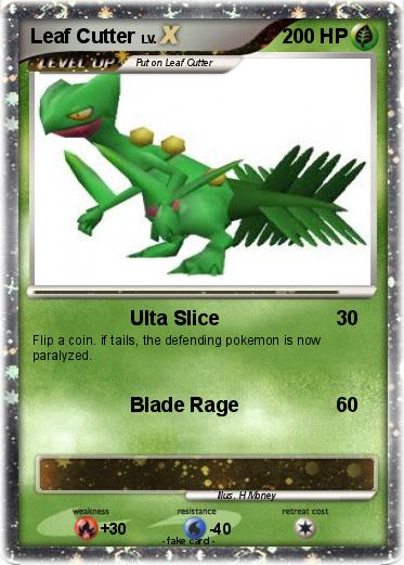 Pokemon Leaf Cutter