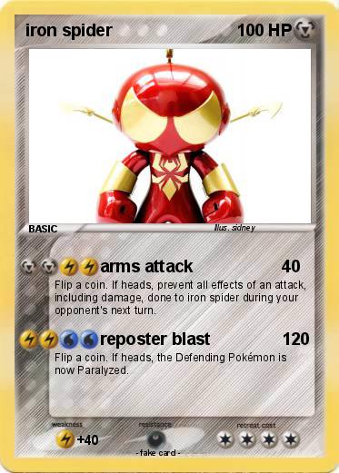 Pokemon iron spider