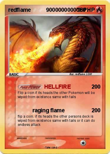 Pokemon redflame          90000000000HP