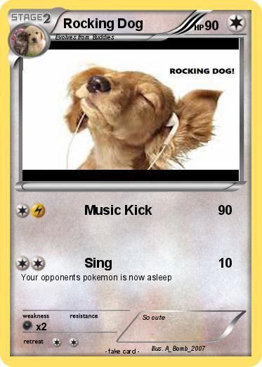 Pokemon Rocking Dog