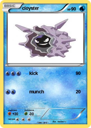 Pokemon cloyster