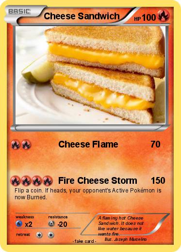 Pokemon Cheese Sandwich