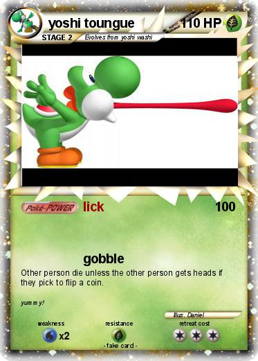 Pokemon yoshi toungue