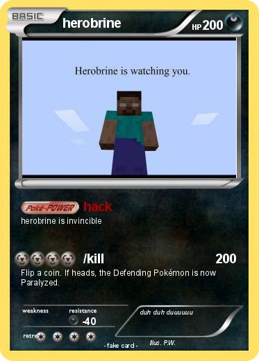 Pokemon herobrine