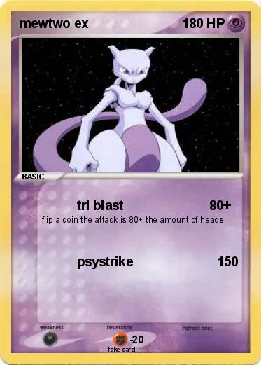 Pokemon mewtwo ex