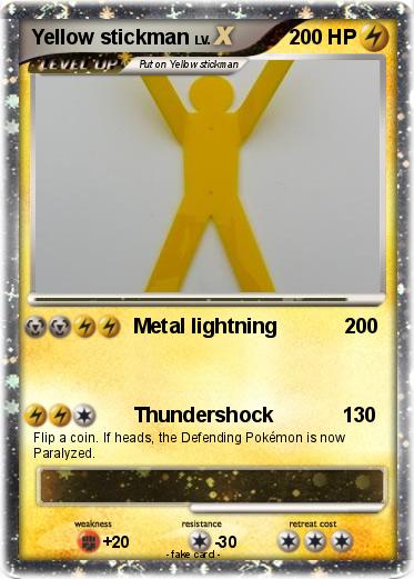 Pokemon Yellow stickman