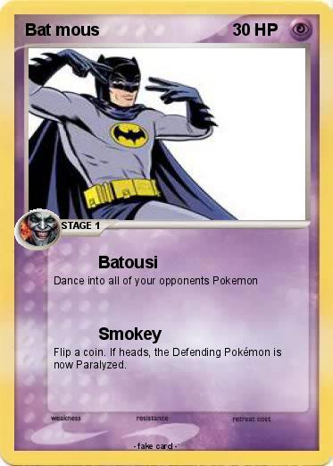 Pokemon Bat mous
