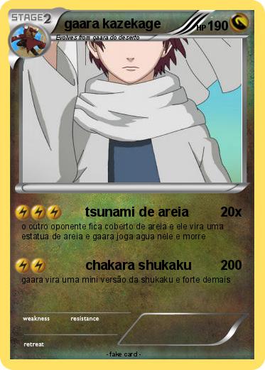 Pokemon gaara kazekage